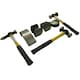 image 2 of Panel Beating Hammers & Dollies / Body Repair Kit with Fibreglass Handles TE101