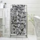 image 1 of Mixed Leaves 100% Cotton 550gsm Supersoft Towels Grey | Grey | Bath sheet