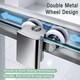 image 5 of Stech Homes 1700x1850mm Reversible Bathroom Sliding Door Shower Enclosure Cubicle 5mm Toughened Glass Cubicle