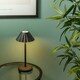 image 1 of ValueLights Avery Rechargeable LED Portable Table Lamp Warm White Dimmable Touch Light - Black