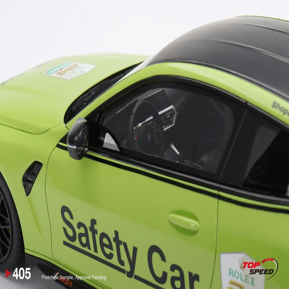 image 1 of BMW M4 Safety Car 2022 Daytona 24Hr 1:18 Scale TSM TS0405