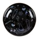image 2 of Something Different Crystal Witch Plate Incense Holder - Black/Blue - One Size