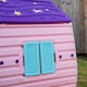 image 4 of 1.09m Purple Kids Indoor Outdoor Plastic Wendy House Unicorn Magical Playhouse