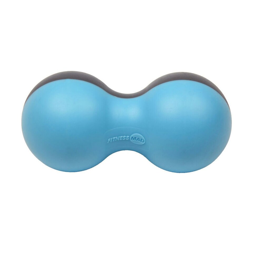 image 1 of Fitness Mad Peanut Massage Ball - Light Blue/Grey - One Size