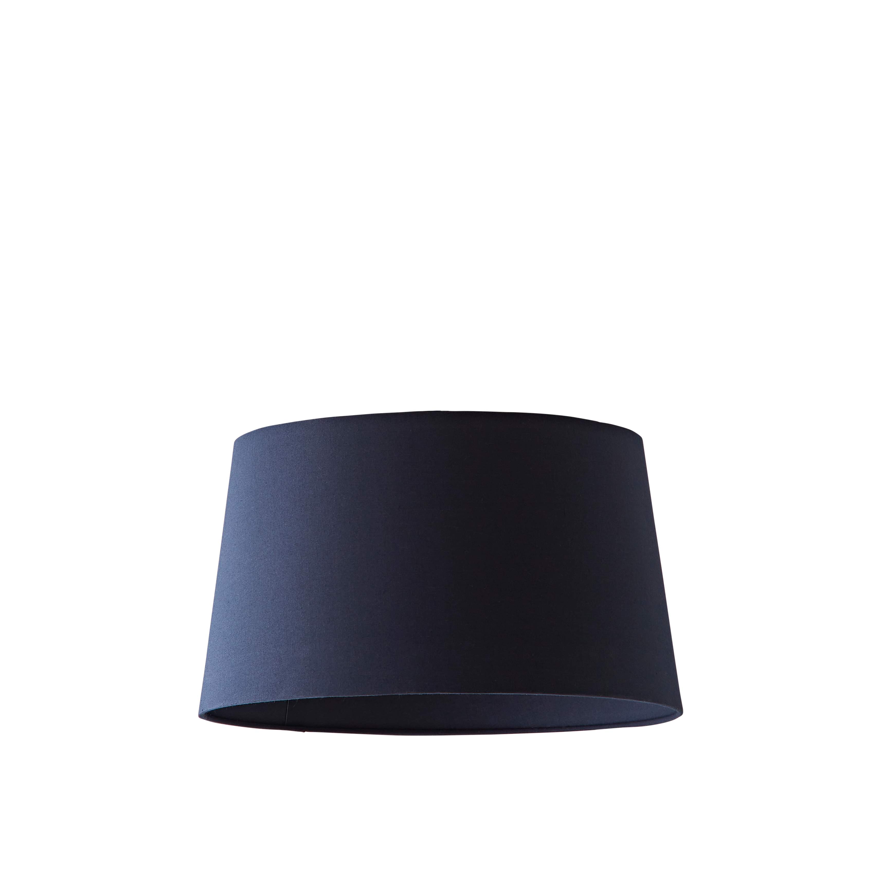ValueLights Aspen Navy Blue Tapered Easy Fit Pendant Lamp Shade | Size: Medium