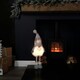 image 3 of 74cm Battery Operated Light Up Pink Telescopic Legs Christmas Gonk Decoration