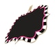 image 2 of Amscan Chalk Board Tea Party Chalkboard Sign (Pack of 8) - Black/White/Pink - One Size