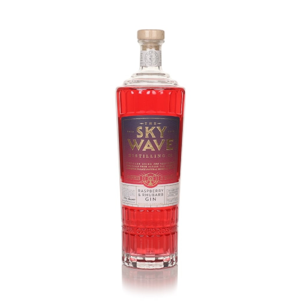 image 1 of Sky Wave Raspberry & Rhubarb Gin (70cl)