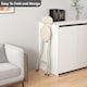 image 3 of MCC Direct Set of 2 Folding Breakfast Bar Stools Padded Kitchen Dining Chairs