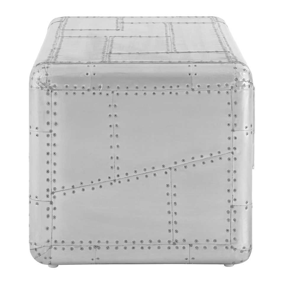 image 1 of Interiors by Premier Coffee Table with Drawer Silver