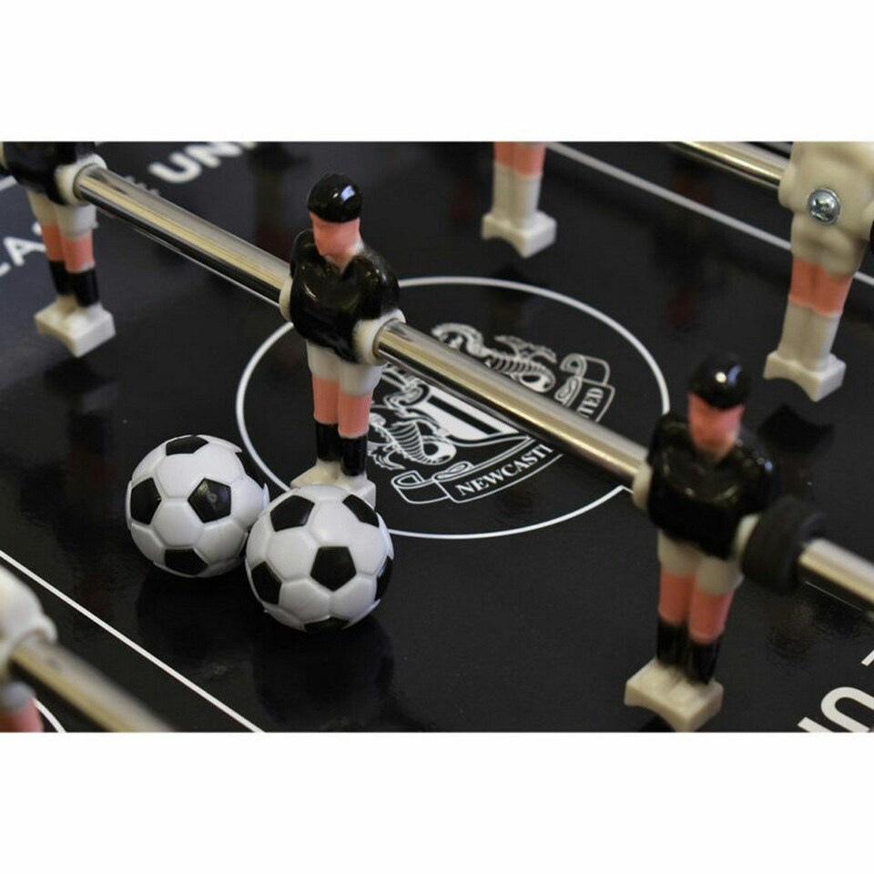 image 1 of Newcastle United FC Table Football - Black/White - 50cm x 37cm x 12cm