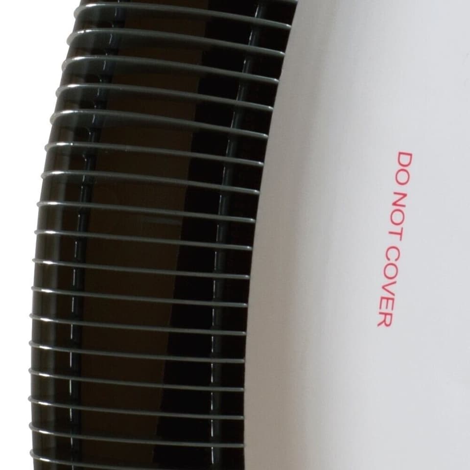 image 1 of Daewoo Portable 2kW Electric Fan Heater with Thermostat & Cool Fan Mode Compact