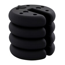 Outsunny Pop up Canopy Weight Set of 4, Heavy Duty Sand Fillable Tent Leg Weights for Marquee Party Tent Canopy, Total 20kg