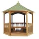 image 2 of Brompton Large Tiled Gazebo - Pressure Treated Timber - L280 x W280 x H310 cm