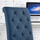 image 6 of Yaheetech Set of 2 Classic PU Leather Dining Chairs Blue