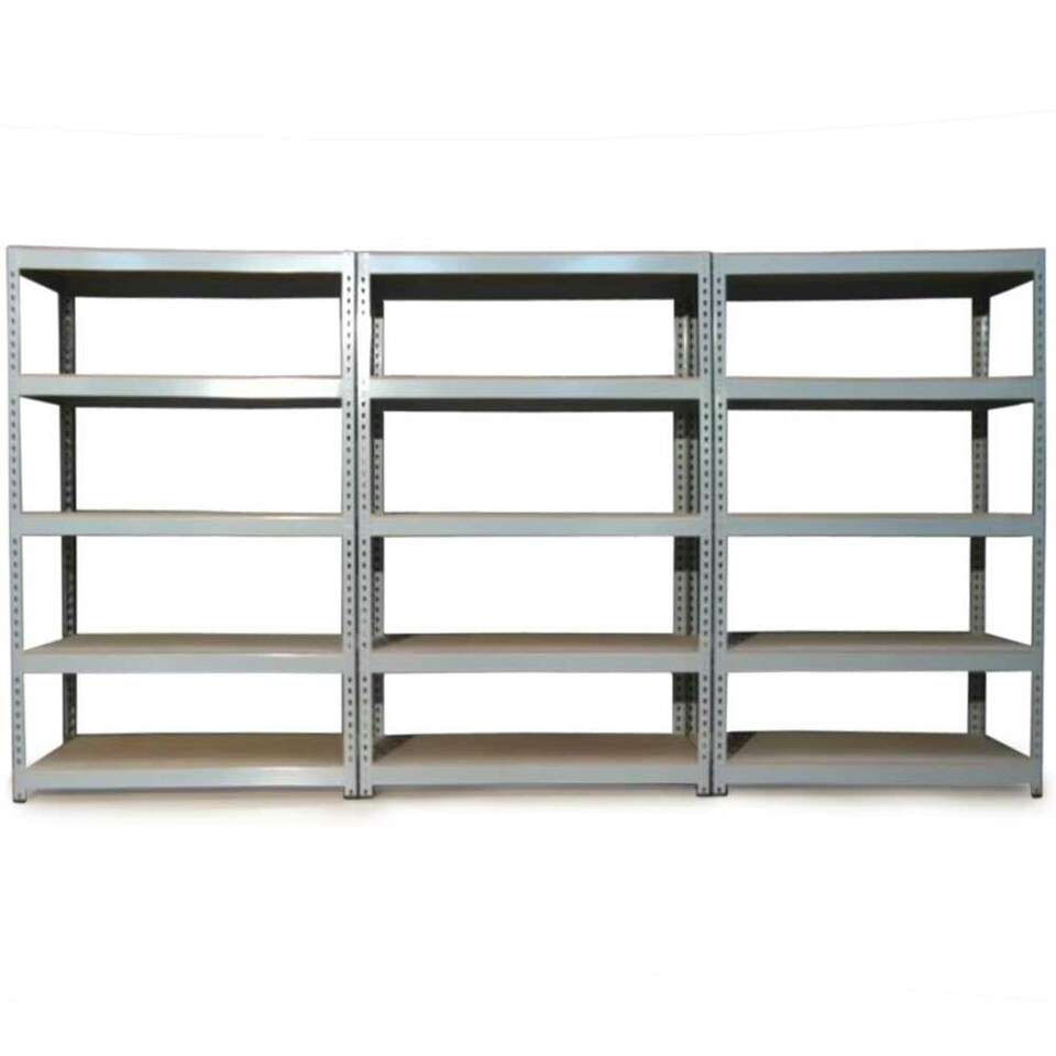 image 1 of 3 x Q-Rax 120 x 50 x 180cm Grey Grey