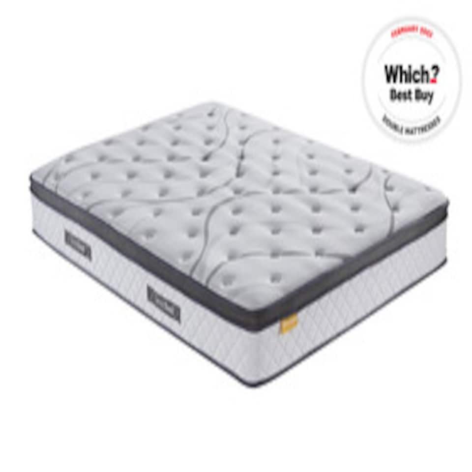 image 1 of SleepSoul Heaven 1000 Pocket Gel Mattress Double | White | Double | 1