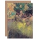 image 1 of Edgar Degas Yellow Dancers Wings Blank Art Card