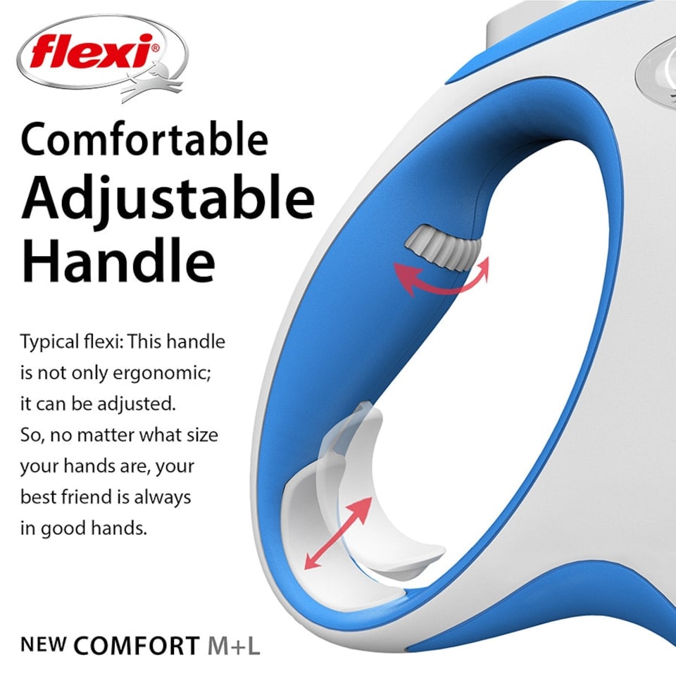 image 1 of Flexi New Comfort Tape L Blue 8m 1-50kg