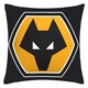 image 1 of Wolverhampton Wanderers FC Cushion - Black/Gold/White - 40cm x 40cm