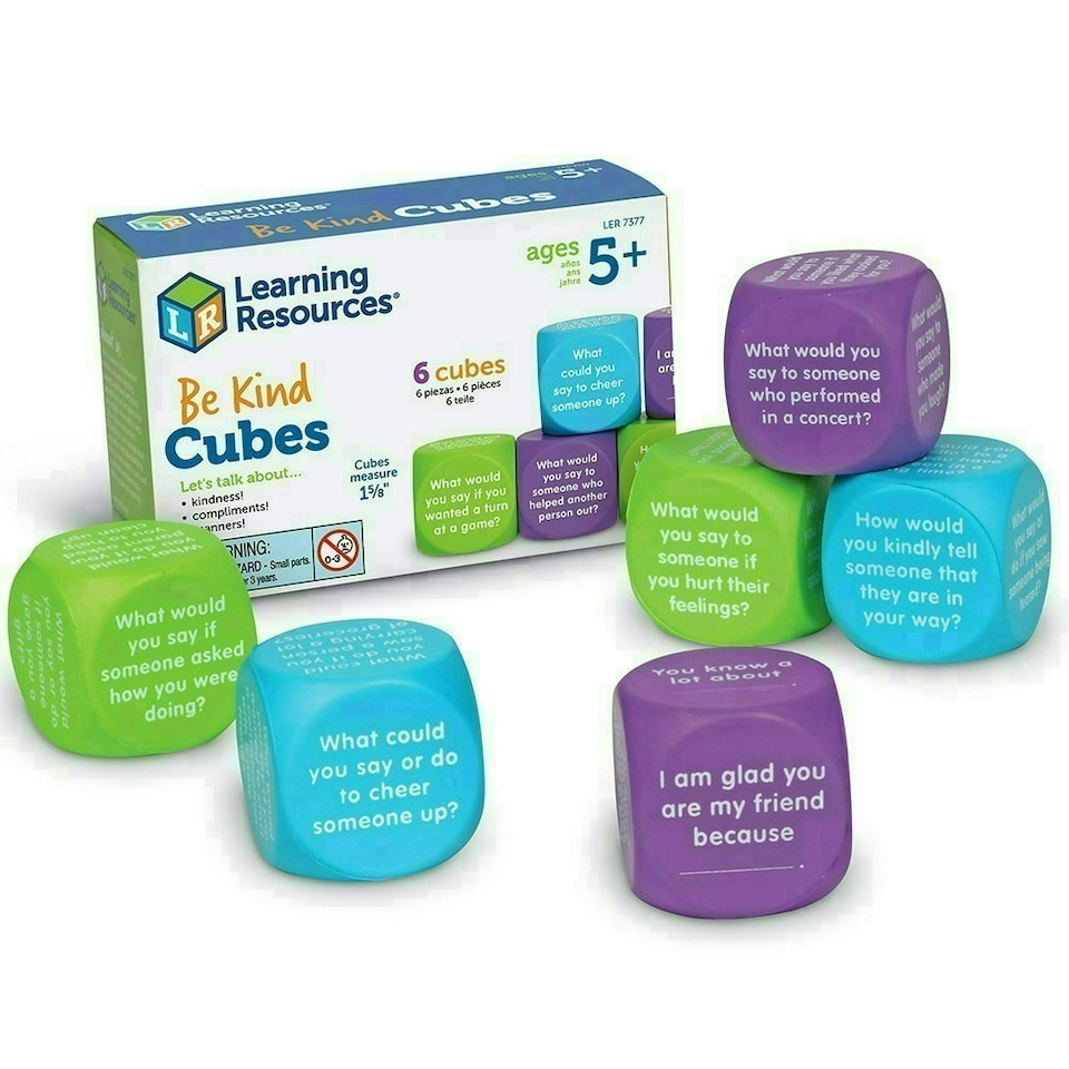 image 1 of Learning Resources Be Kind Cubes