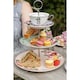 image 4 of Mikasa Cake Stand Alice in Wonderland Bone China 3 Tier | Multi