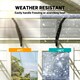 image 10 of Outsunny Door Canopy Outdoor Awning Rain Shelter for Window Porch 303x96 Clear Clear | Clear