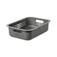 image 6 of SmartStore Basket Recycled Storage Box With Plastic Lid, White or Charcoal | Black | 6L