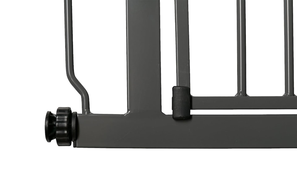 image 1 of Safetots Extra Tall Narrow Metal Safety Gate Pressure Fit, 68.5cm - 75cm, Slate Grey, 104cm in Height, Extra Tall Baby Gate | Grey | 1