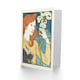 image 2 of Eugene Grasset Art Card Salon des Cent Woman Drawing Flower