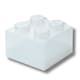 image 5 of LEGO Storage Brick 4 Stud Glitter Translucent
