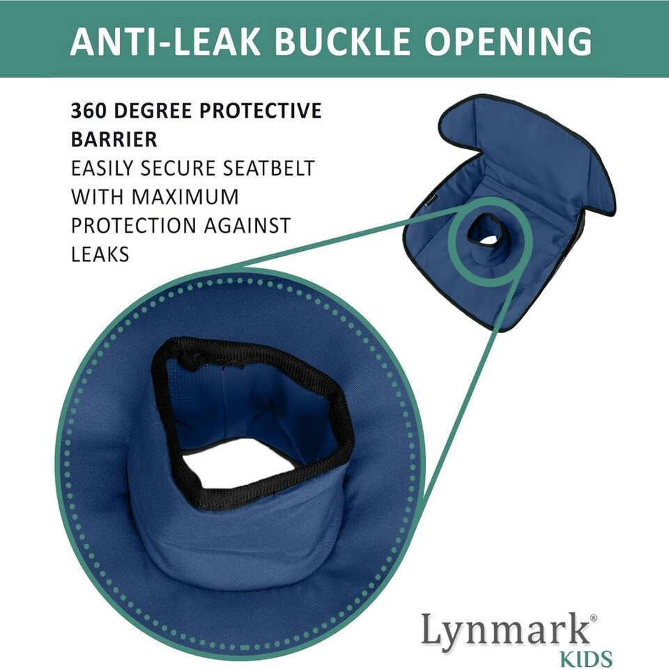 image 1 of Lynmark® Potty Training Car Seat Protector Cover for Spills, Nappy Leaks, and Accidents Blue | Navy | 1 pack
