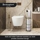 image 4 of Buckingham Floor Standing Toilet Roll Holder - Black