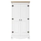 image 2 of Core Products Corona White, 2 Door Cupboard Unit H110cm x W80cm x D29.6cm White