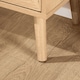 image 6 of Chest 4 Drawers with Rattan Fronts Solid Wooden Legs | Brown