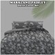 image 5 of VELVETIO Markland Paisley Complete Duvet Cover Set with Fitted Sheet Luxury Bedding Quilt Grey | King