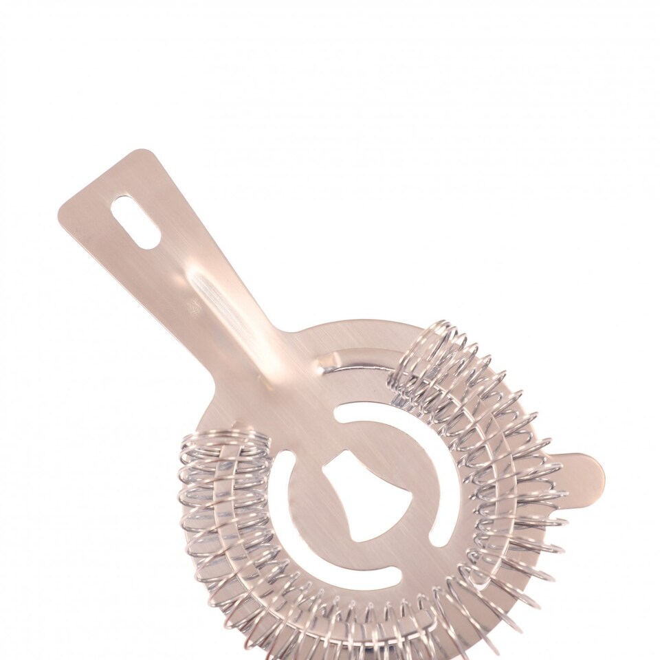image 1 of Professional Stainless Steel Cocktail Maker Ice Strainer | Silver