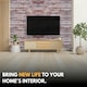 image 5 of NOVECRAFTO 3D Stone Brick Wall Panels – 6 PVC Sheets, Covers 2.76 sqm (29.76 sq ft), 96x48cm Each – Rose Marble Slim Brick Effect Cladding for Any Room