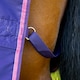 image 2 of Tempest Original Tie Dye 200g Standard Neck Horse Turnout Rug - Navy/Pink - 5´ 3"