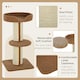 image 3 of PawHut 91cm Scratching Posts Cat Tree Activity Centre for Indoor Cats Brown