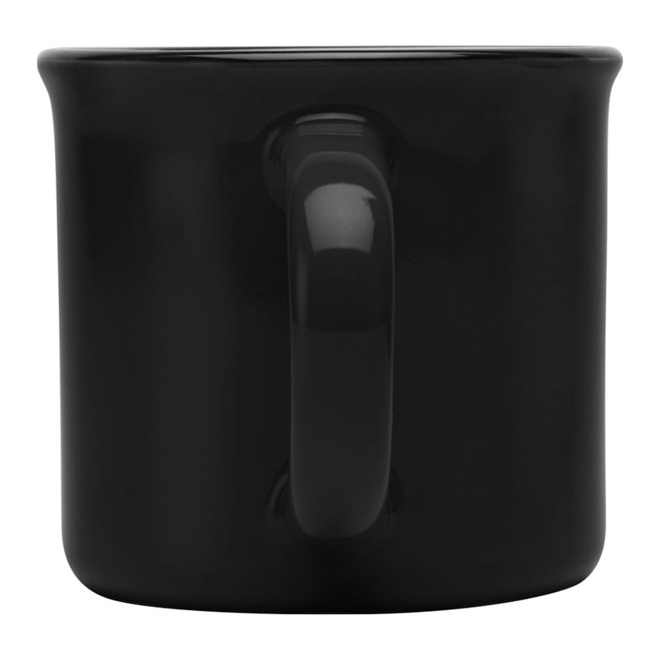 image 1 of Bari Ceramic 240ml Mug - Solid Black - One Size