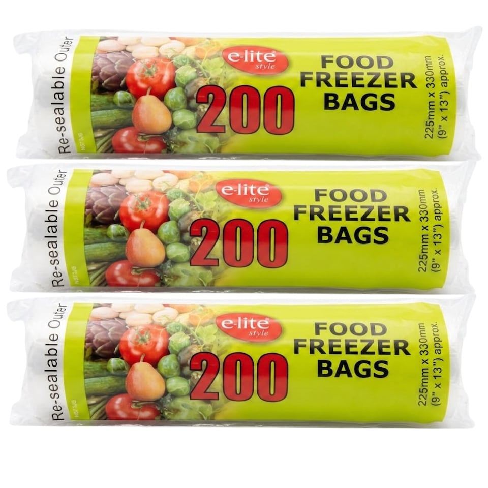 image 1 of Elite Food Freezer Bags 9x13" 200s - Pack of 1