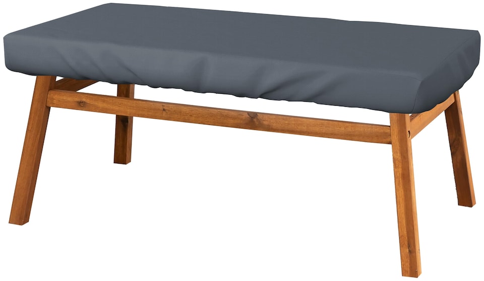 image 1 of Covers&All Rectangular Table Top Cover, 1000D Outdoor Furniture Cover Waterproof, UV-Resistant, 100 in L x 50 in W x 5 in H, Grey