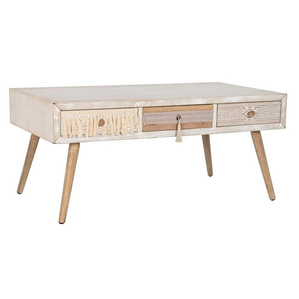 image 1 of Centre Table DKD Home Decor Fir Cotton (110 x 60 x 50 cm) N/A