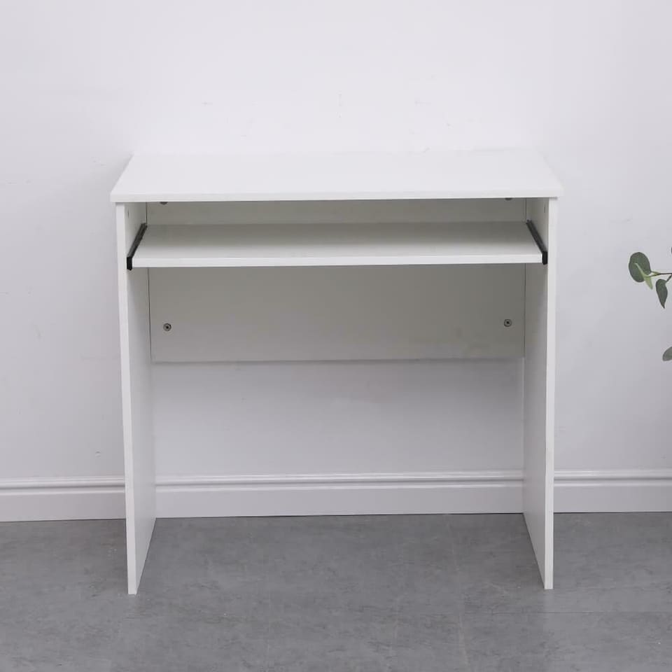 image 1 of Computer Desk PC Laptop Table Home Office Study Workstation | White