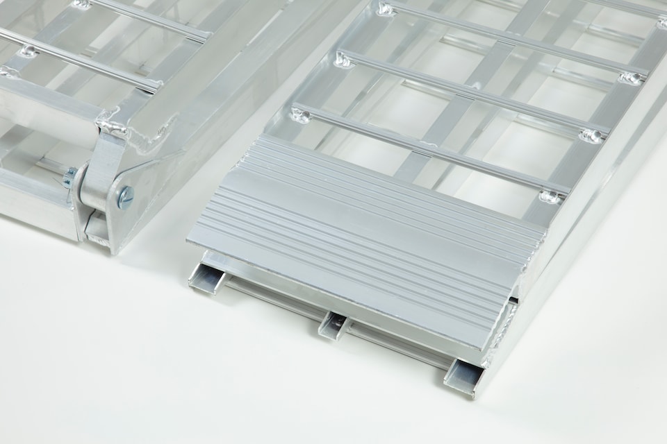 image 1 of The Ramp People Motorcycle Ramp Kit 2.3m - 3 Ramps - Extra Wide, Heavy Duty Aluminium Loading Ramps