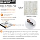 image 4 of NOVECRAFTO Vinyl Floor Tiles Self Adhesive – 12x12in Peel and Stick Flooring for Kitchen, Bathroom & Living Room – Beige Marble Flow Design Brown | 4.65 sqm