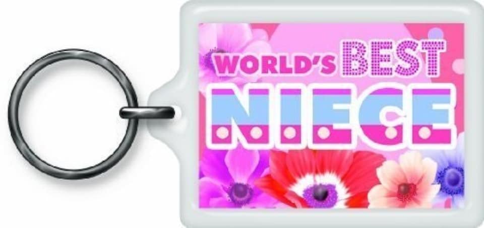 image 1 of Special Niece Sentimental Keyring - Birthday Christmas Gift