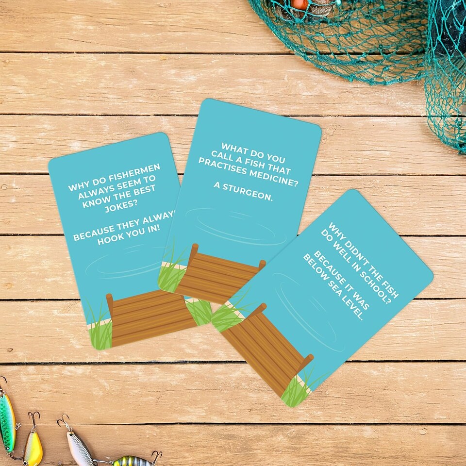 image 1 of Gift Republic Dad Jokes: Fishing Edition