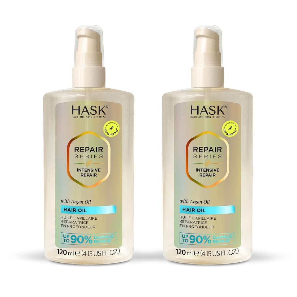 image 1 of Hask Repair Pro Intensive Repair Hair Oil -Deep Strength & Shine Boost, 2 Pack